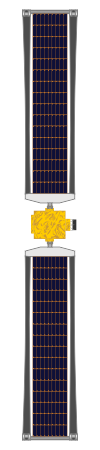 DART spacecraft drawing